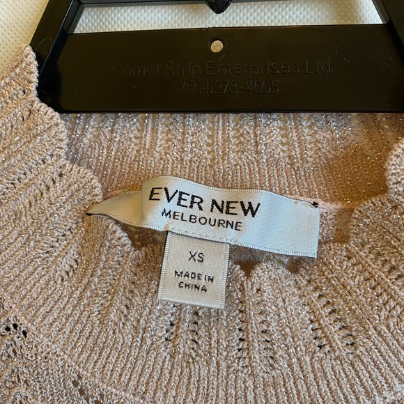 EVER NEW blush sparkly top - Picture 13 of 15